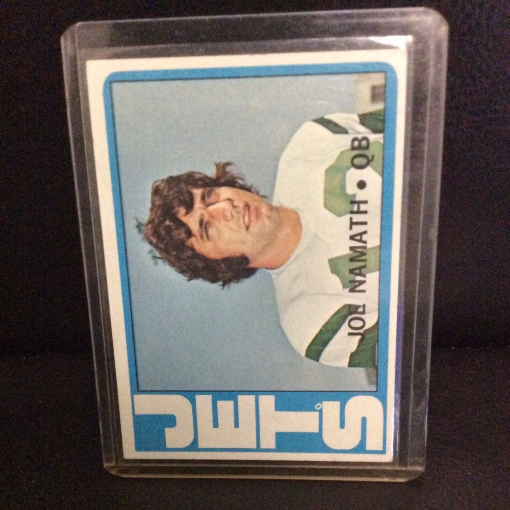 1972 Topps Joe Namath Trading Card #100